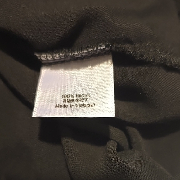 a.n.a Elegant Black Long Sleeve Top PXL - Picture 5 of 5